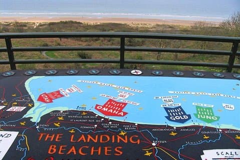 A day in Normandy - the Landing beaches of WWII