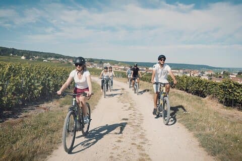 Reims: Half-day cycling in Champagne with tastings