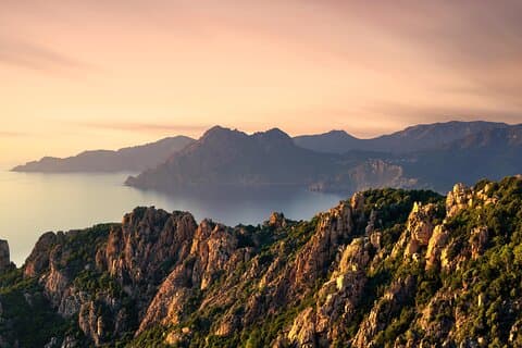 Visit of Piana Scandola Girolata by boat and Sunset
