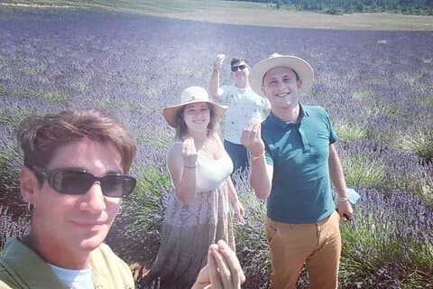 Lavender with Italians