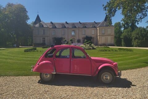Saint-Emilion 7.5 hours Wine Tour+lunch in a Citroën 2CV from Bordeaux
