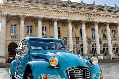 Private tour of Bordeaux Unesco in Citroën 2cv