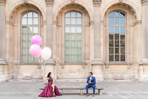Paris Photoshoot by Professional photographer with CDG Transfers