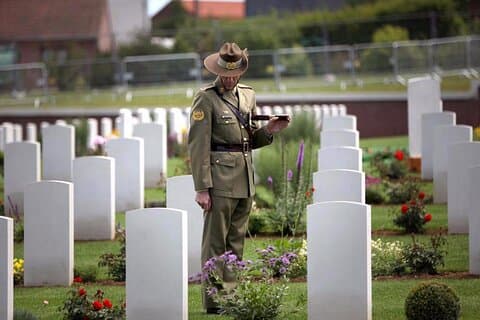 Pheasent Wood Cemetery, Fromelles.