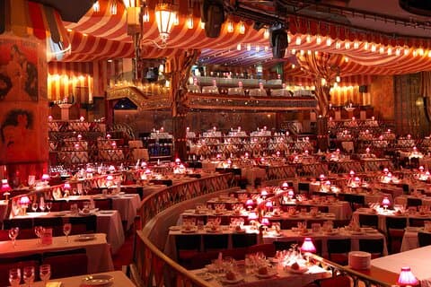 Paris Moulin Rouge 3-Courses Dinner with Wine and Show