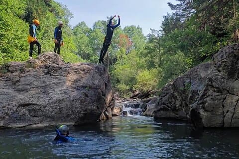 The most fun canyon of the Aspe Valley
