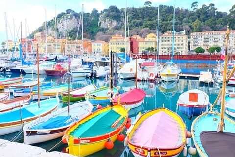 Nice Old Town Private Walking Tour with Côte d'Azur Cruise