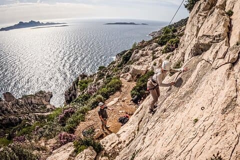 Discovery climbing in the Calanques of Marseille