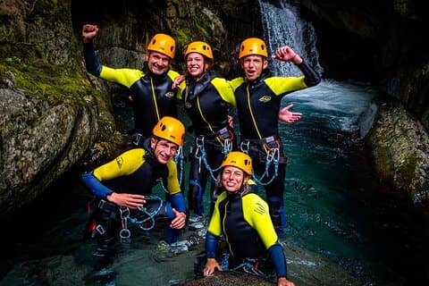An amazing canyoning trip