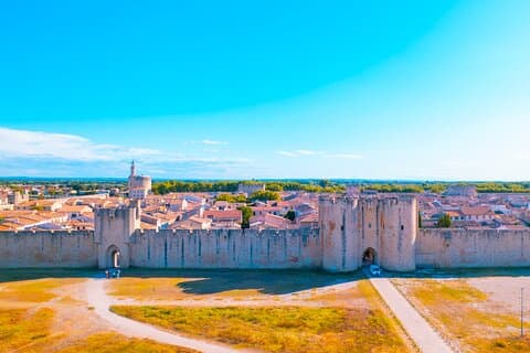 Aigues-Mortes and its medieval walls