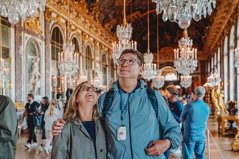 Skip the long lines with your licensed guide and walk straight into the Versailles Palace