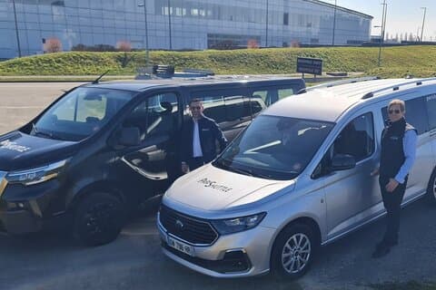 Spacious cars and pro drivers