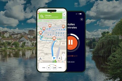 GPS Audioguide app: From the Benedictine Station to the Cité district (Offline).
