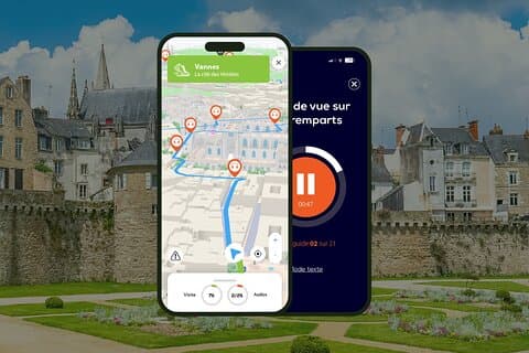 GPS Audioguide application: From the ramparts to the Marina (Offline).