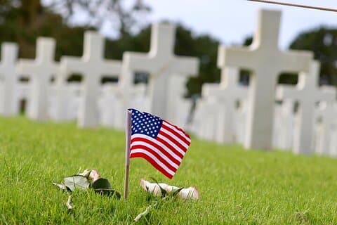 Photo taken at the American Cemetery, Omaha Beach where to D-Day landing occurred during WW2. Located in Normandy, France