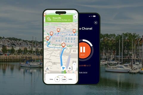 GPS Audioguide app: From Boards to Casino Barriere (Offline).