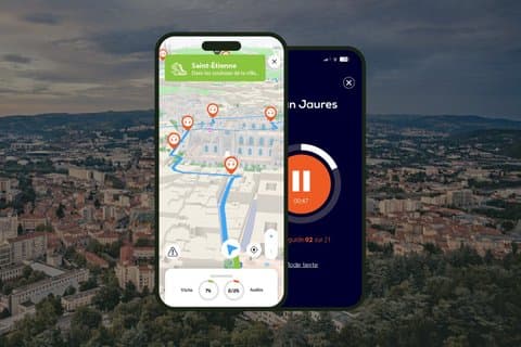 GPS Audioguide application: From Place Jean Jaurès to the City of Design (Offline).