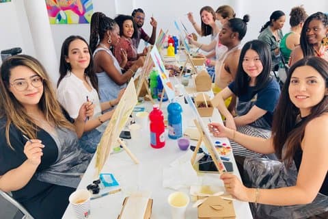 Brunch and Paint at Galerie Wawi