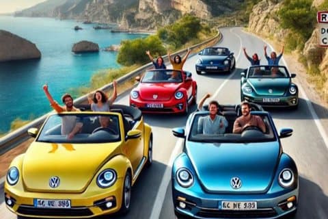 Drive a Cabriolet from Aix en Provence to Cassis la Ciotat
