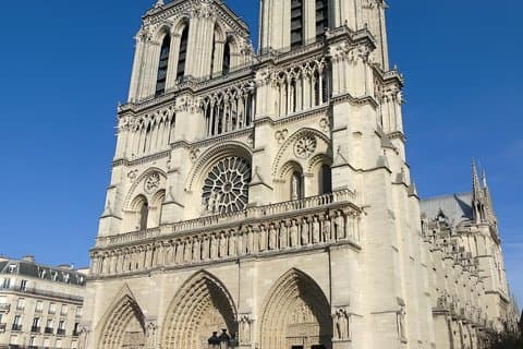 Notre Dame Walking Tour Exterior with Free Entry