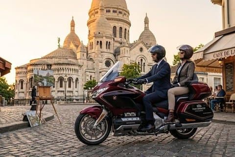 Grand Paris Tour Private 2 Hour Honda Gold Wing Motorcycle