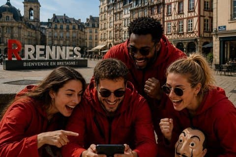 Escape Game Outdoor Theme Team Heist in Rennes