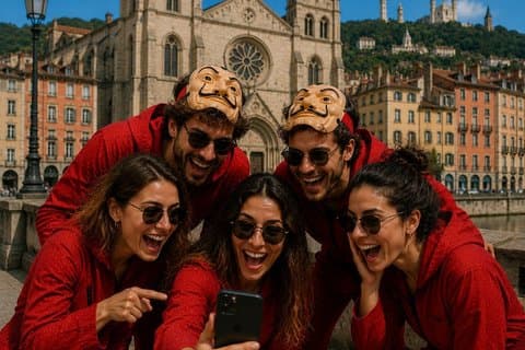 Escape Game Outdoor Theme Team Heist in Lyon