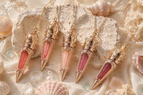 Create Your Own Lip Gloss Jewelry Necklace in Paris