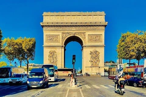 Arc de Triomphe Observation Deck Ticket Paris Skyline Views