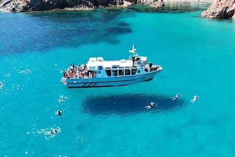 From Sagon/Cargese: Scandola Girolata 30mns, Piana Swimming