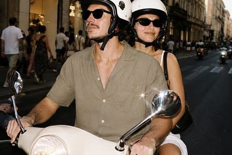 Paris Vespa tour Beginner Level
