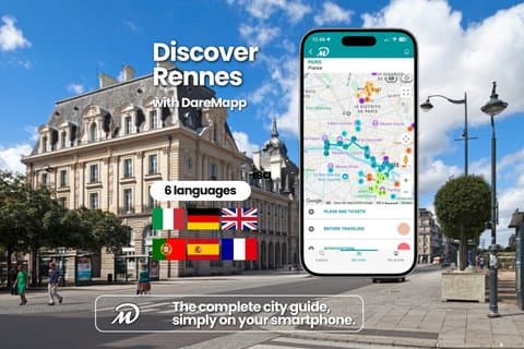 TOP Rennes: Private Guided Tour with Your Mobile