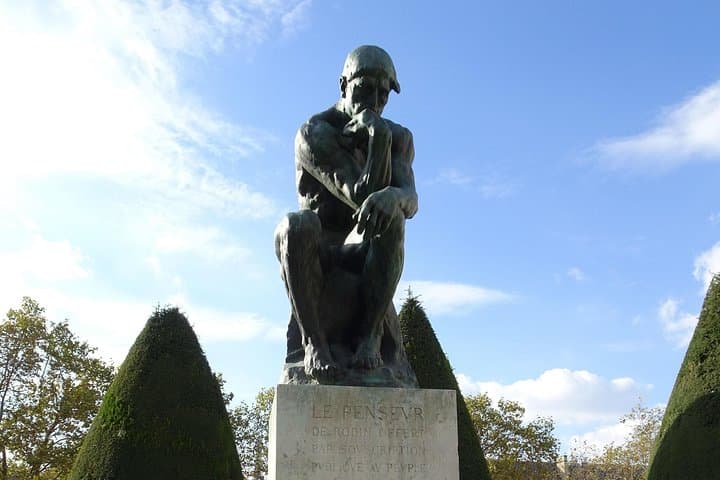 The thinker, Rodin