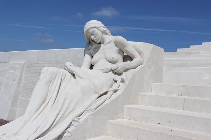 "The woman in mourning"