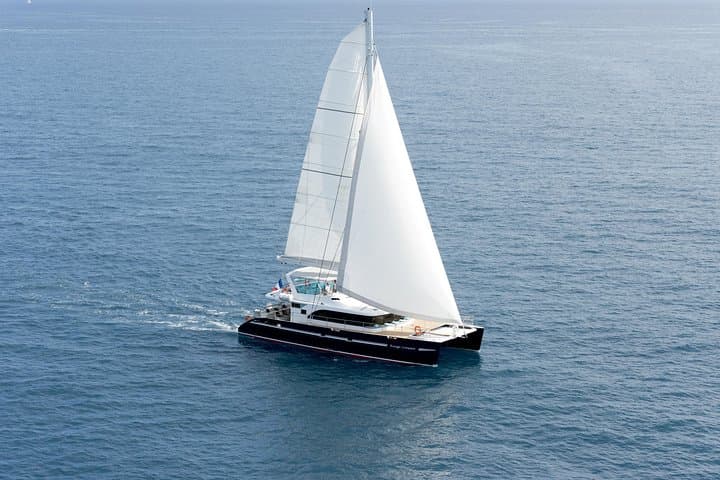 Summer Fireworks and Dinner Catamaran Cruise from Cannes
