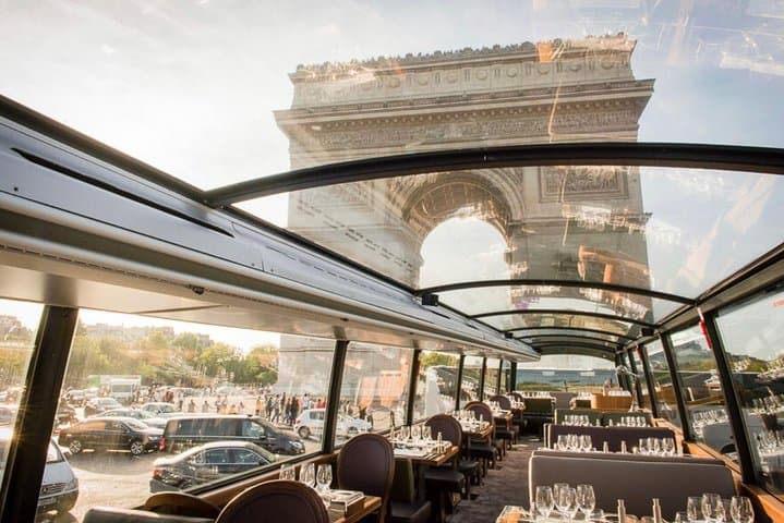 PARIS : Gourmet lunch by Luxury Bus in The Capital of Love