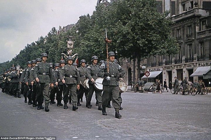 Every day the Germans would parade down the Champs Elysee