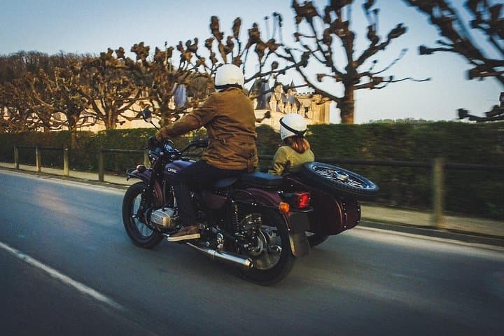 Romantic night sidecar ride with tasting