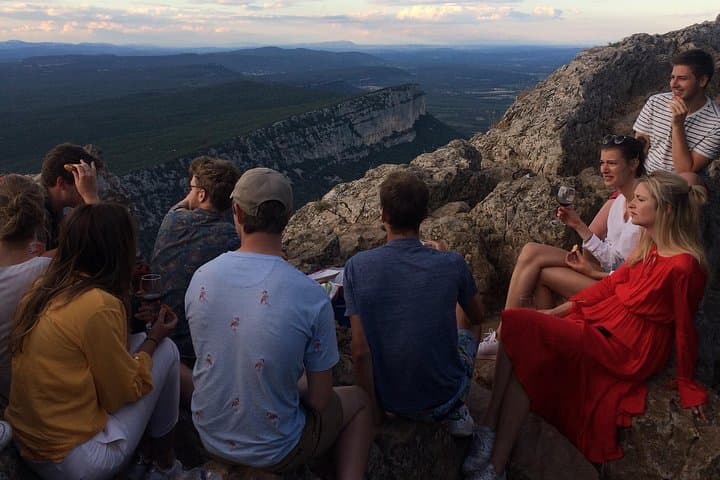 Hike & wine at the top of "Pic Saint Loup"