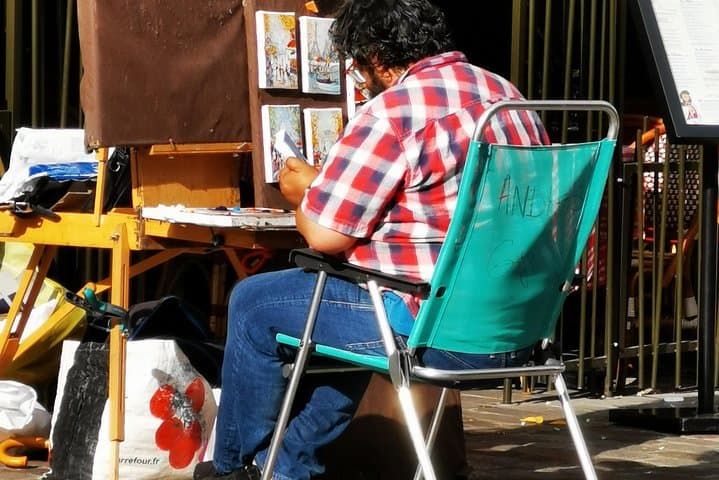 painter in Montmartre
