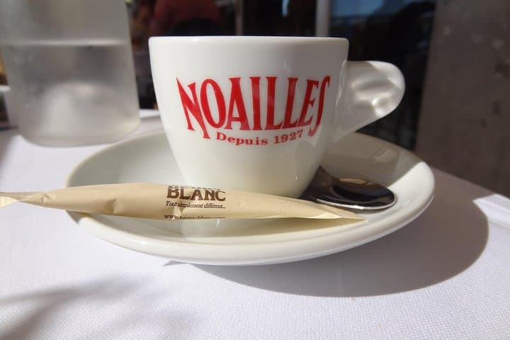 A local coffee included
