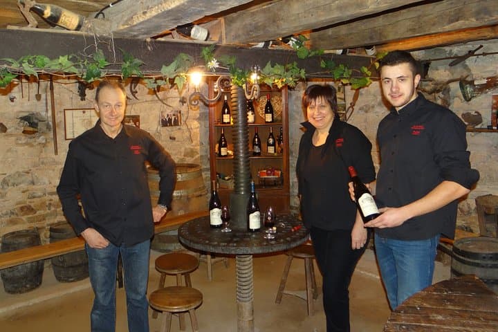Winemaker's aperitif with Tasting and Chiroubles Chew