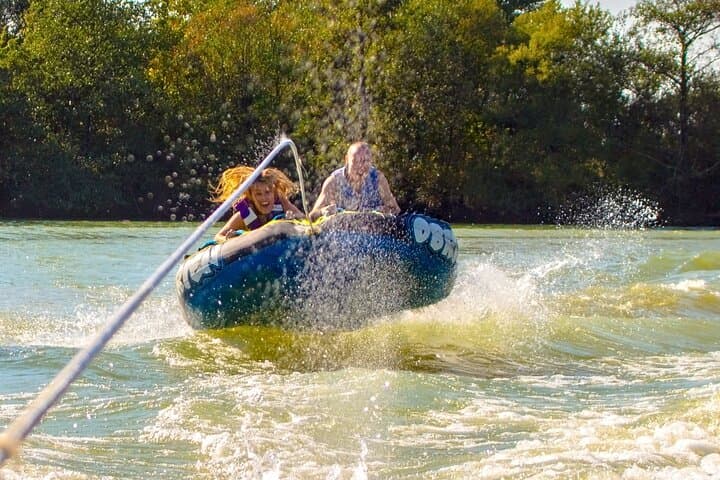 Towed buoy session in Loire Atlantique