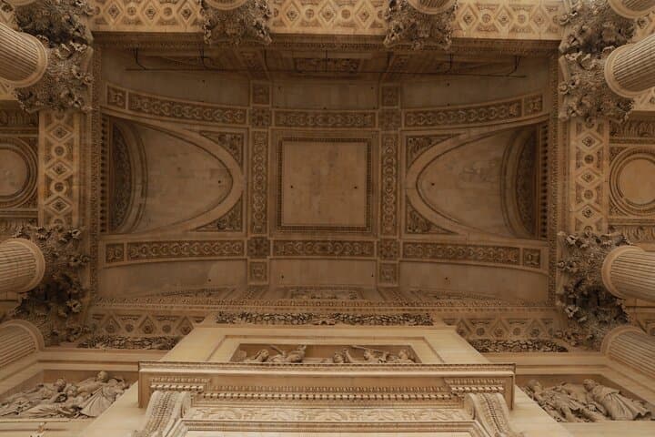 At the entrance to the Pantheon