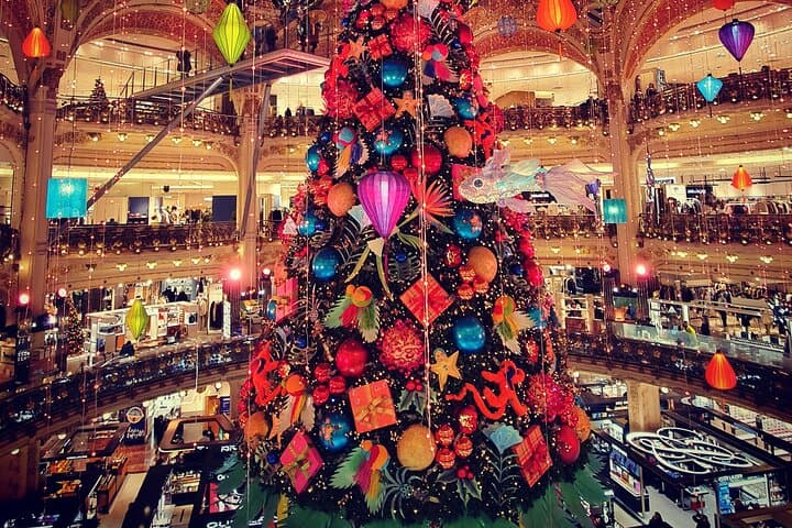 Paris Walking Tour: Christmas Food and Decorations