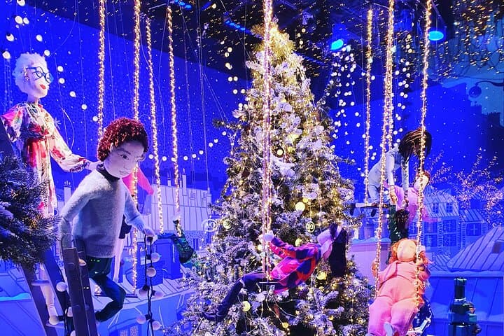 Paris Walking Tour: Christmas Food and Decorations