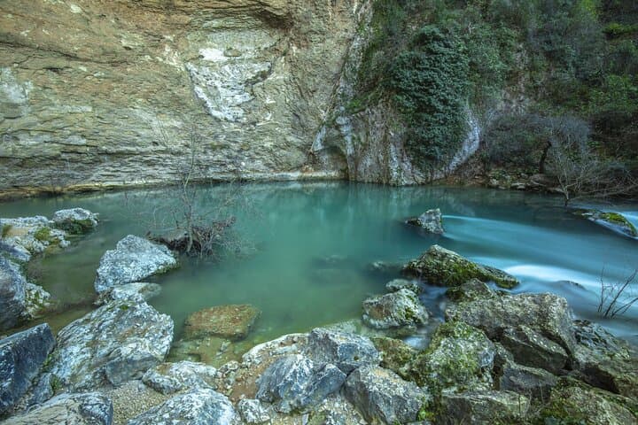 The Sorgue's spring in Fontaine de Vaucluse