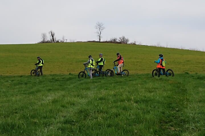 Electric scooter ride in the West of Lyon