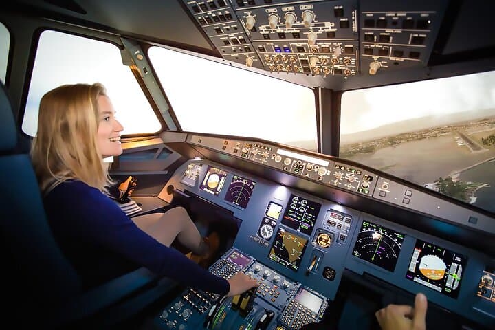 Private Pilotage of a Flight Simulator in Paris