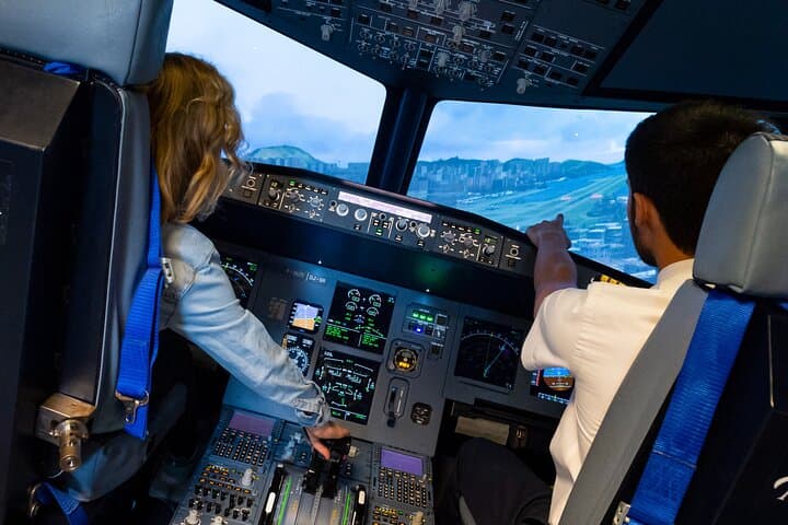 Private Pilotage of a Flight Simulator in Paris